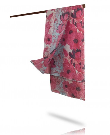 Палантин Женский SN40-GRANDE.FLEUR/MER.BLEUE